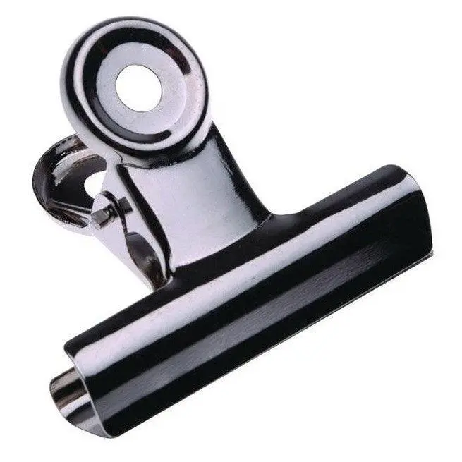 Esselte Bulldog Clip 75Mm Silver Pack 36 Box 1