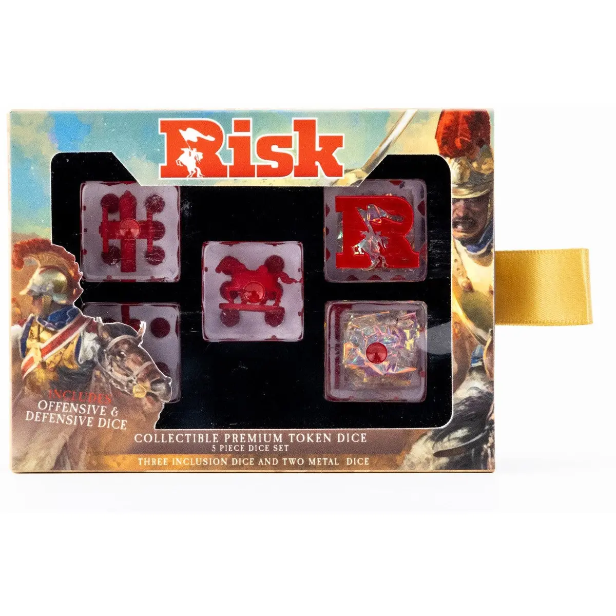 Fanroll By Metallic Dice Games Mdg Risk 22Mm Oversized Dice Set - Offense And Defense Dice 1