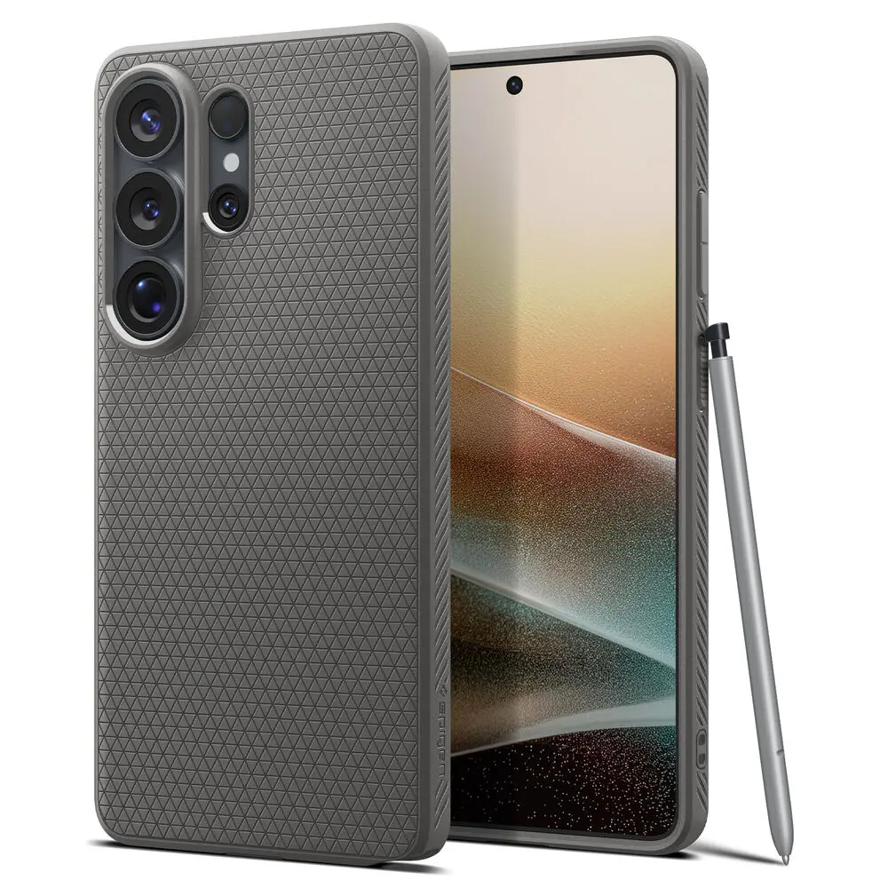 Spigen Galaxy S26 Ultra Liquid Air Case (Marble Grey) 1