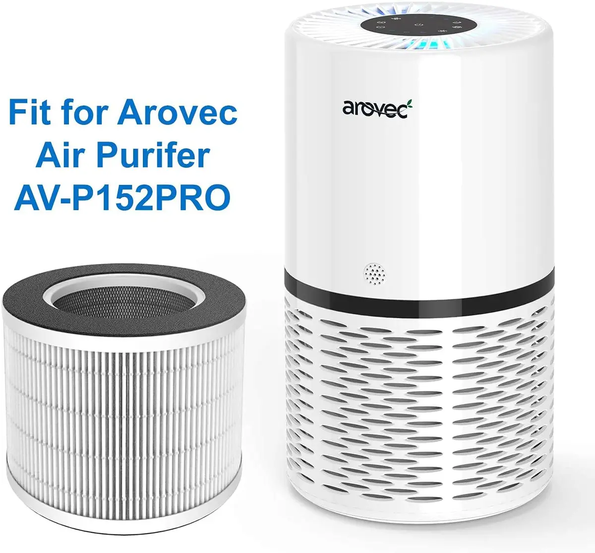 Arovec Air Purifier Replacement Filter For Av-P152pro, Genuine (2 Pack) 2
