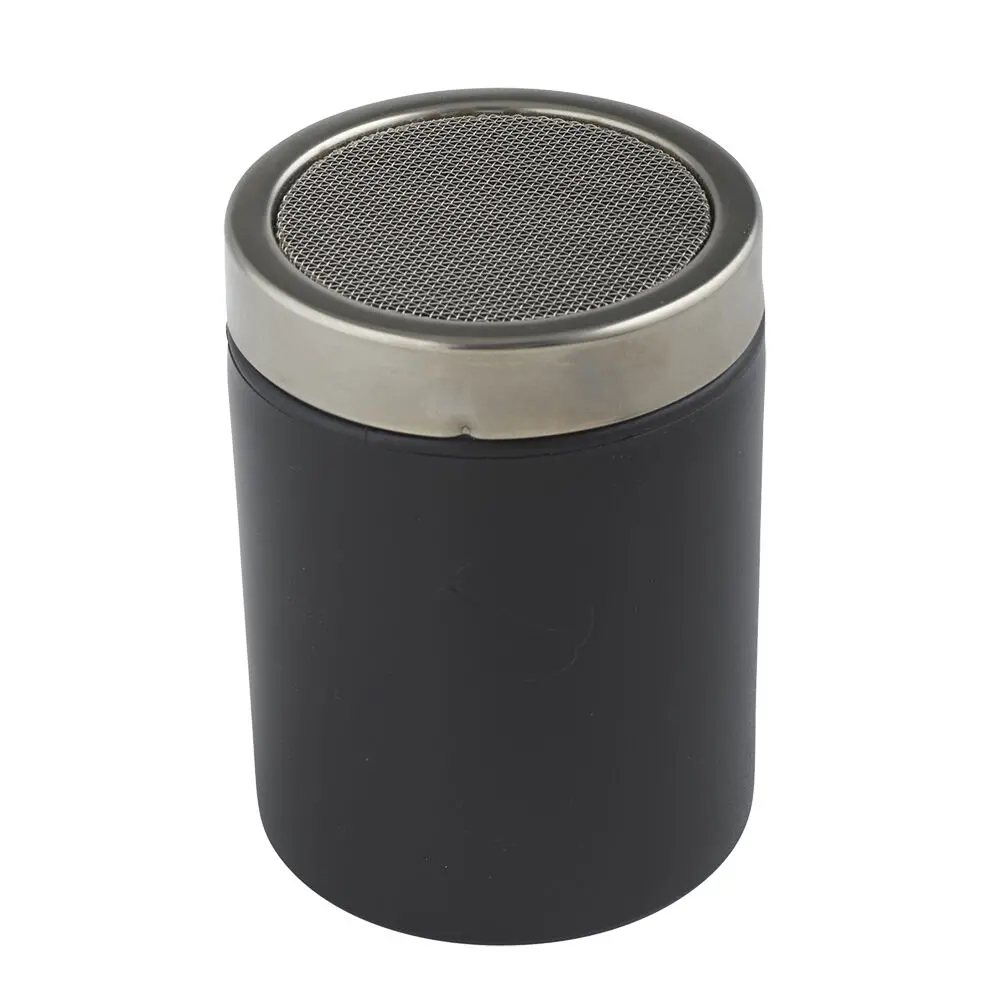 Crema Pro Cocoa Shaker Flour Powder Duster Sprinkler Kitchen/Barware (Black) 1