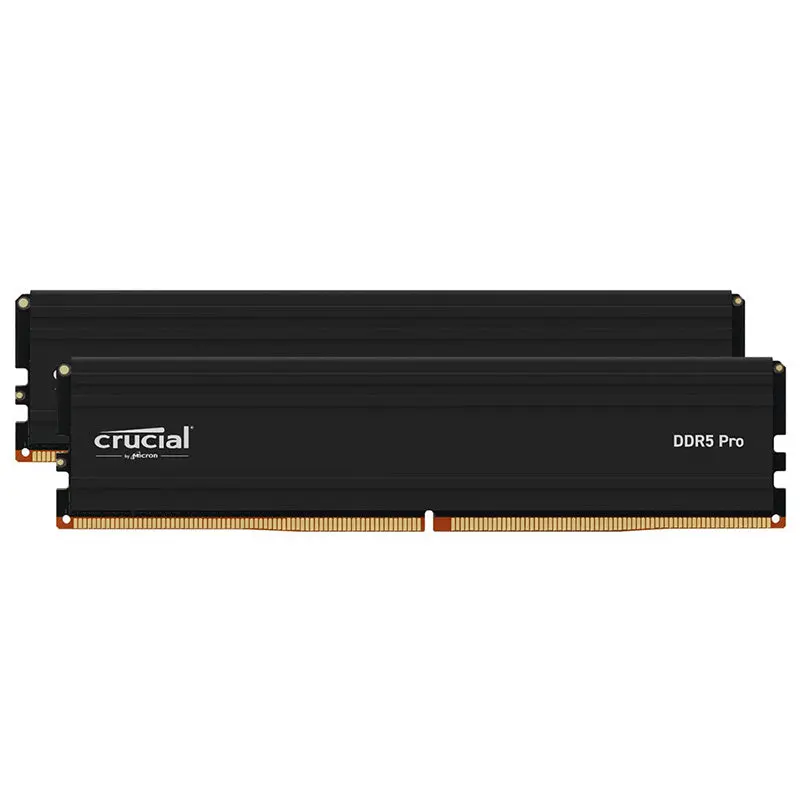 Crucial Pro Cp2k24g60c48u5  48Gb -2X24gb 6000Mhz Cl48 Udimm Ddr5 Ram 1