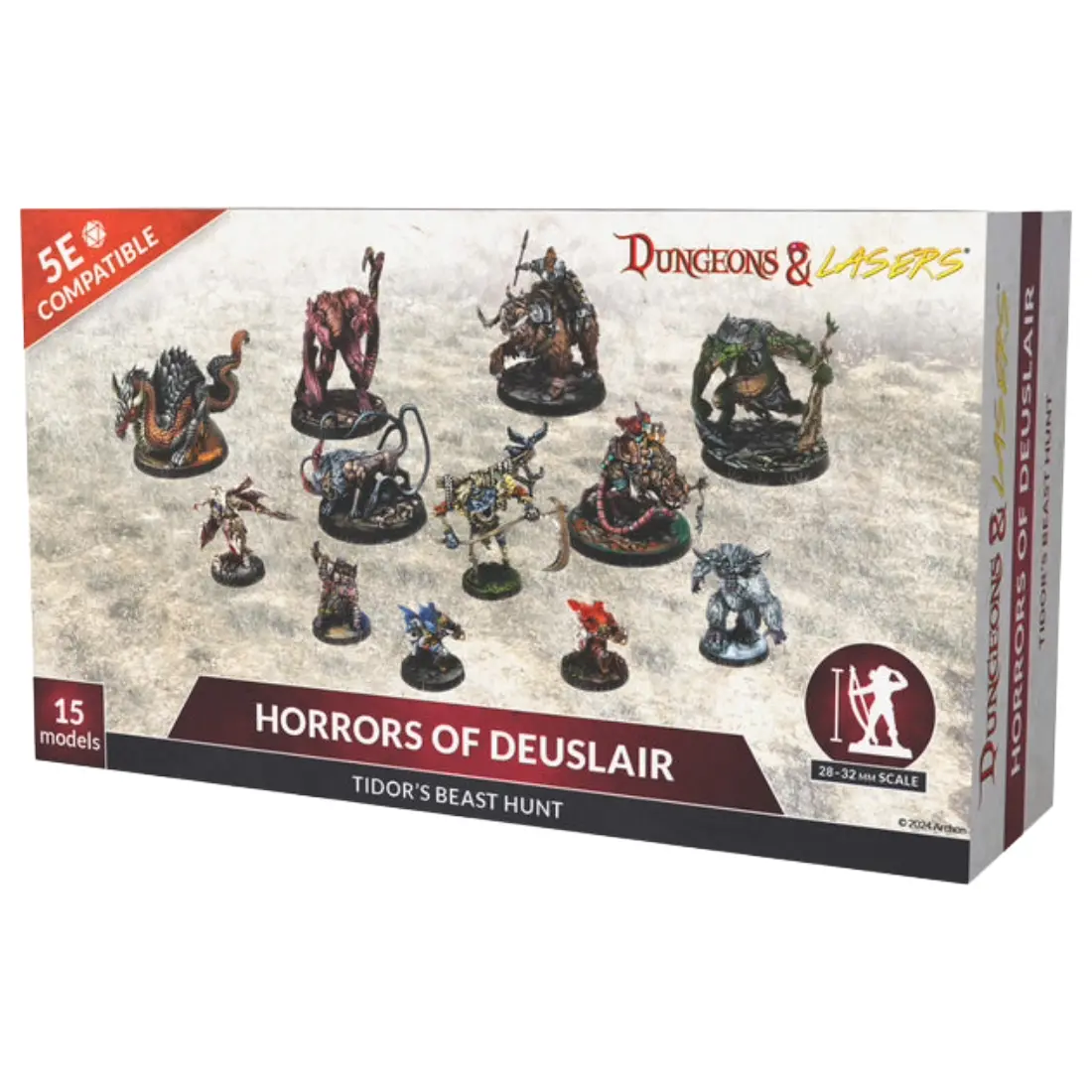 Dungeons & Lasers: Miniatures Horrors Of Deuslair 1