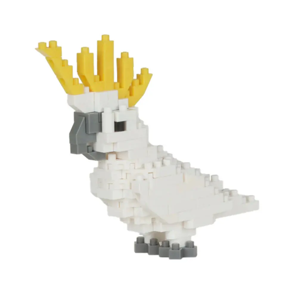 Nanoblock Nbc_344 Sulphur Crested Cockatoo 1
