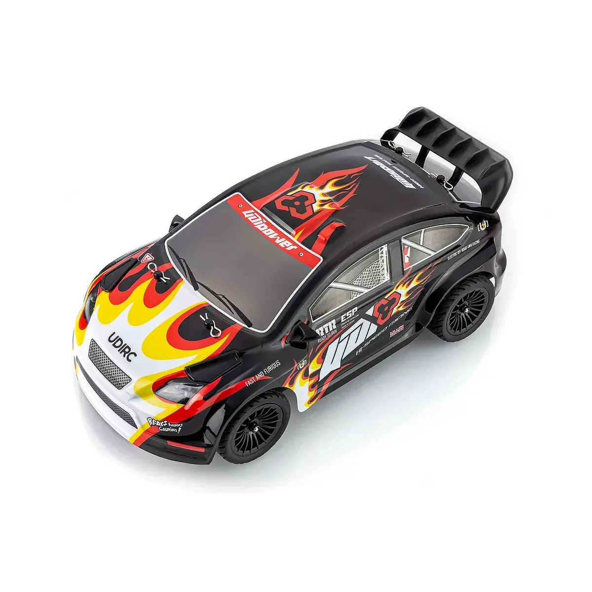 Udi Rally Rc Drift Car Electric 4Wd 1/16 Scale Rtr (Black) 1