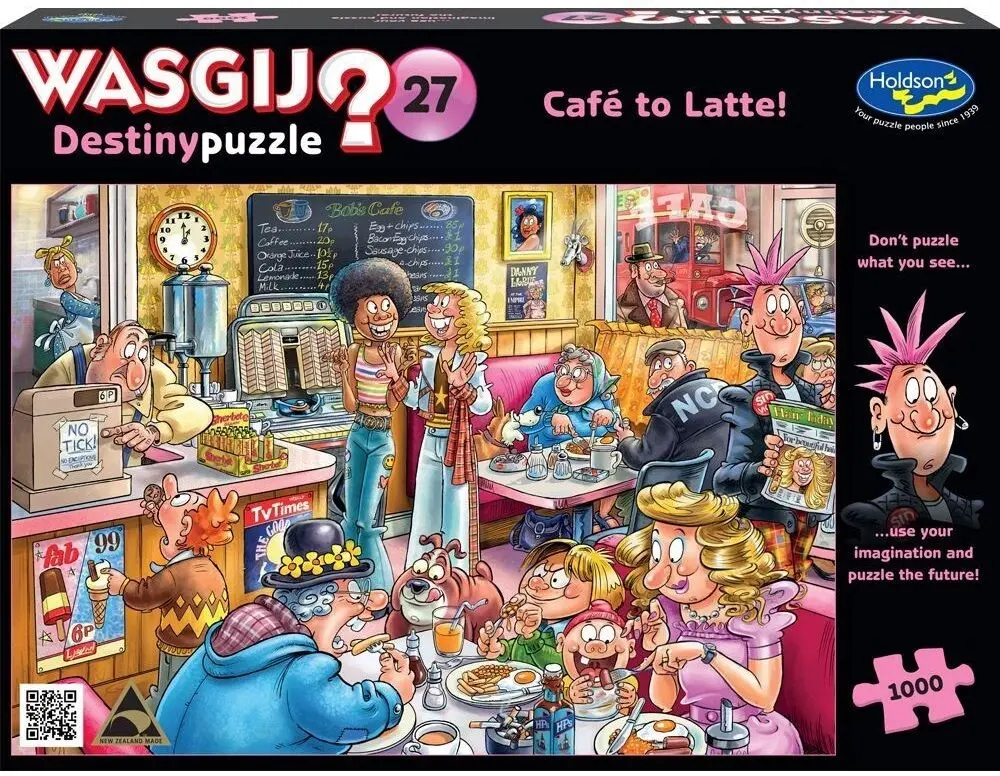 Holdson 1000Pc Wasgij? Destiny 27 Cafe Latte! Puzzle 1