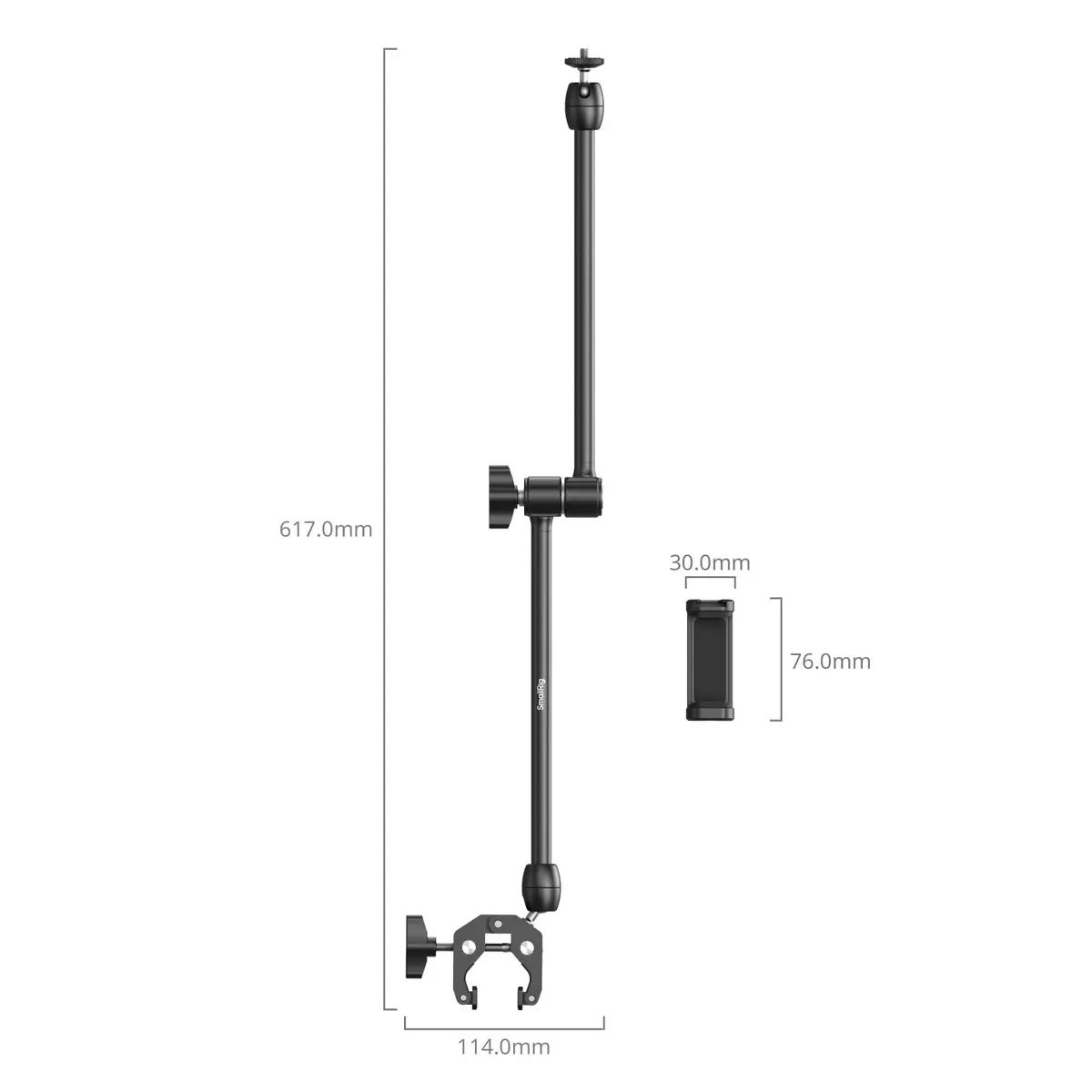 Smallrig Desktop Magic Arm With Crab-Shaped Clamp Kit 5624 2