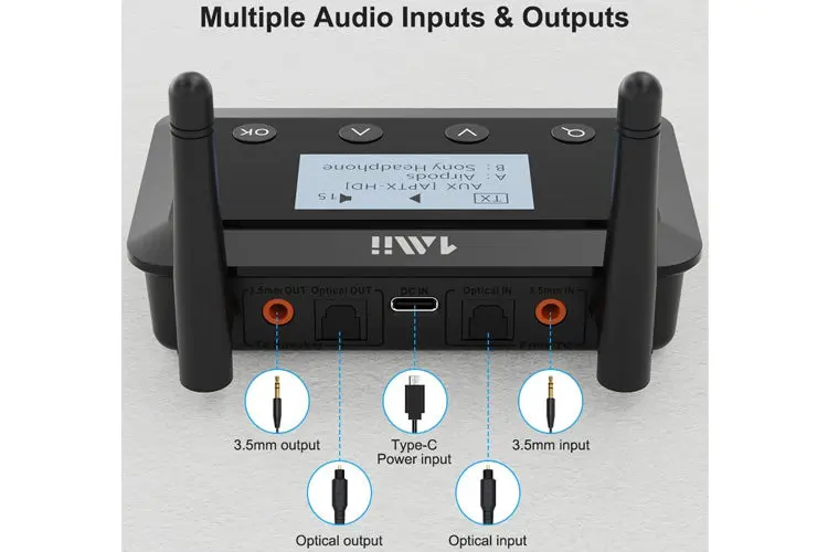 1Mii B03+ Plus Bluetooth 53 Transmitter And Receiver 2
