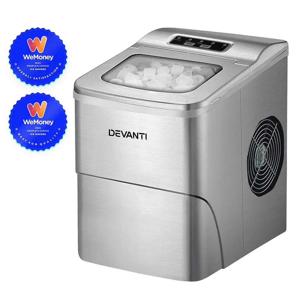 Devanti 12Kg Ice Maker Machine (Silver) 2