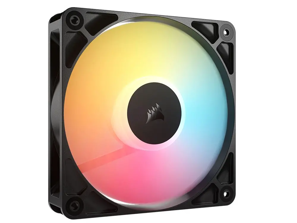 Corsair Rs120-R Argb 120Mm Pwm Reverse Fan 3-Pack (Black) 2