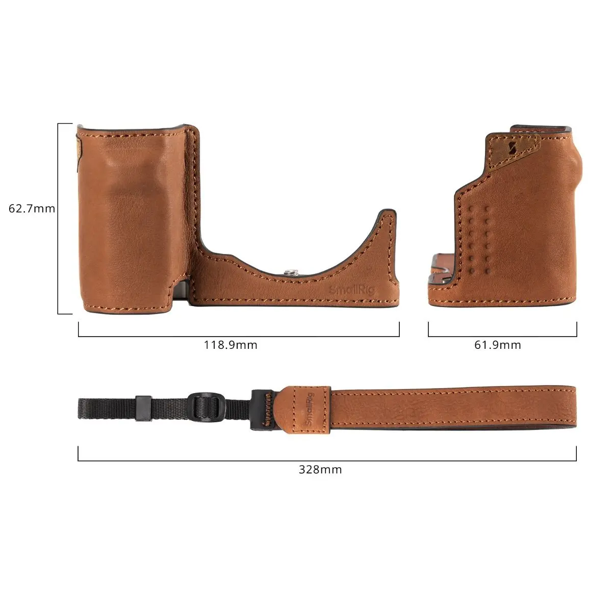 Smallrig Leather Case Kit For Sony Zv-E10 Ii (Brown) 4889 2