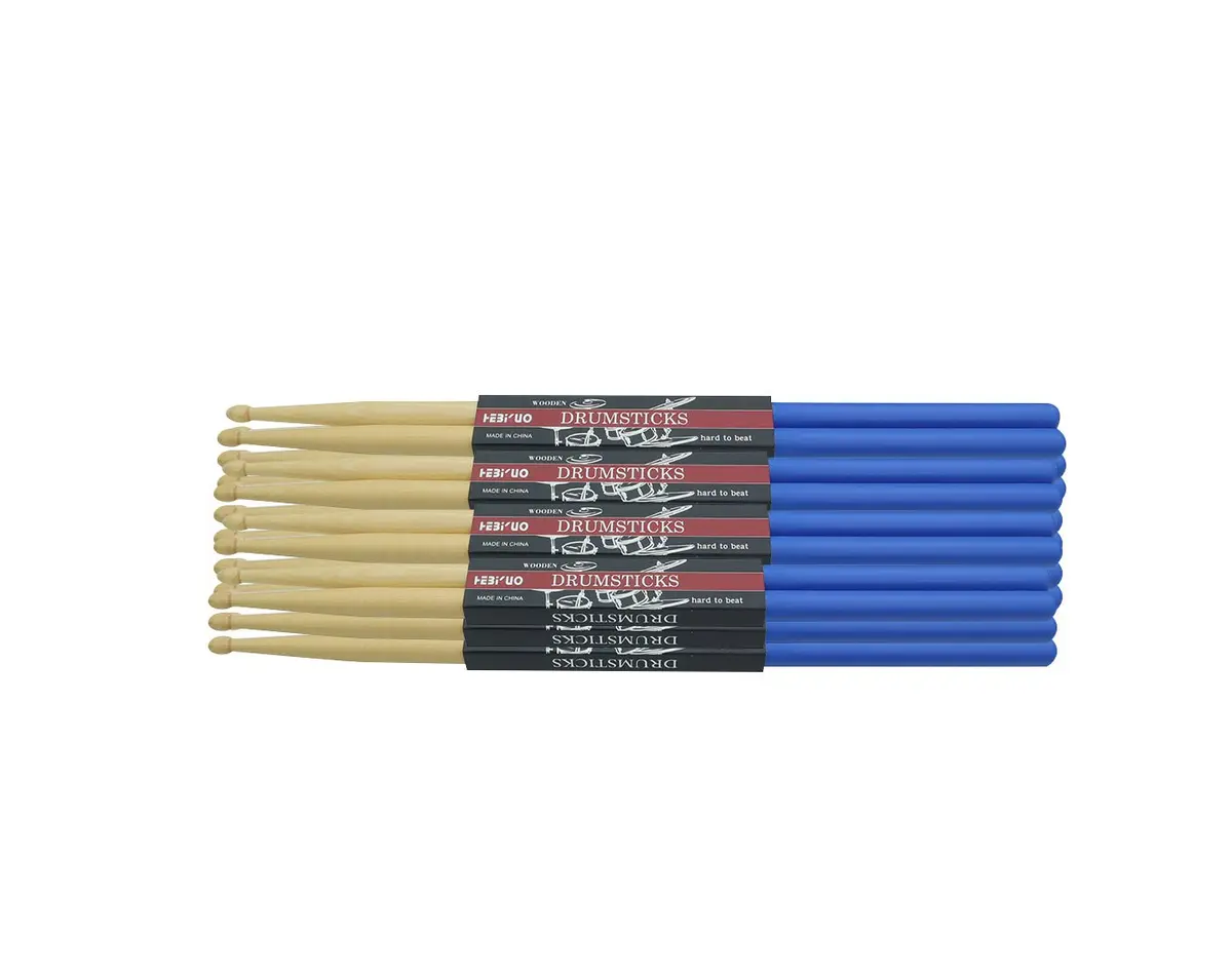 Freedom 12 Pack Of 5A Maple Drumsticks With Rubber Grips 1