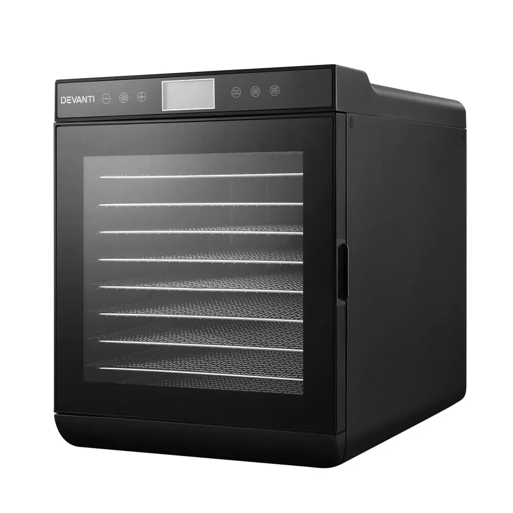 Devanti 10 Trays Food Dehydrator Stainless Steel Tray 1