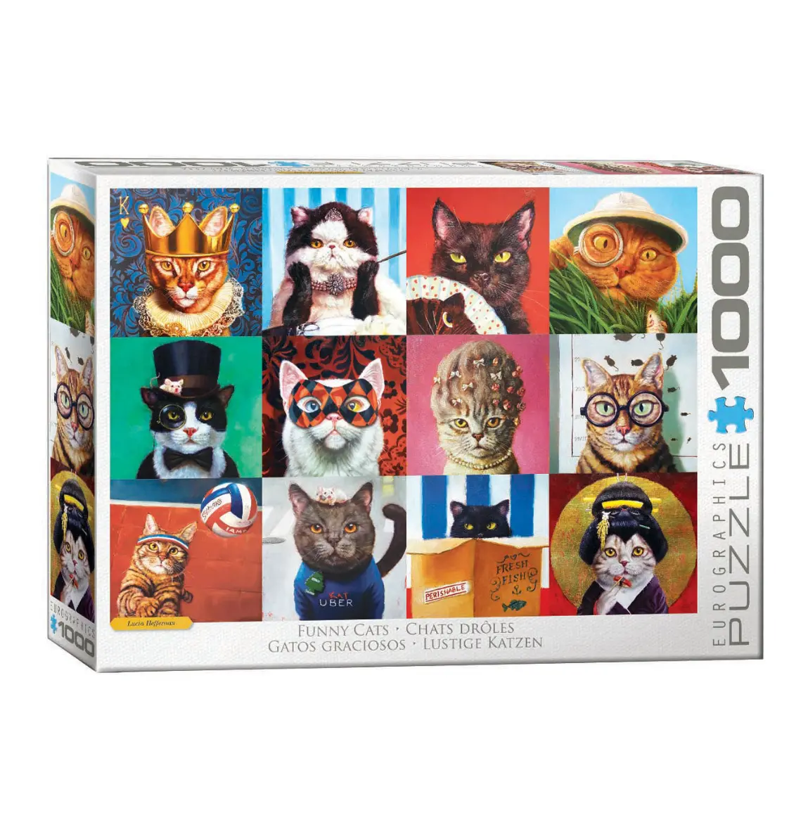 Eurographics 1000Pc Funny Cats Puzzle 1