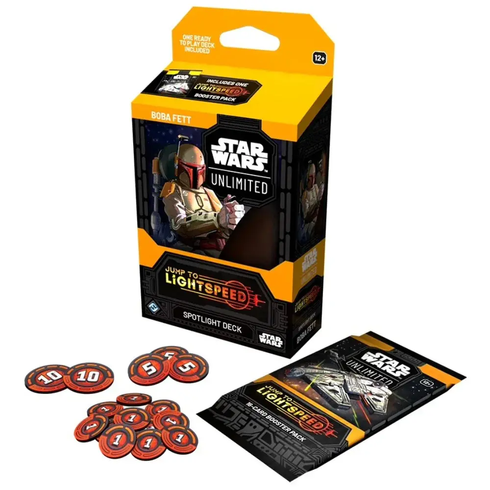 Star Wars Unlimited Jump To Lightspeed Spotlight Deck Boba Fett 1