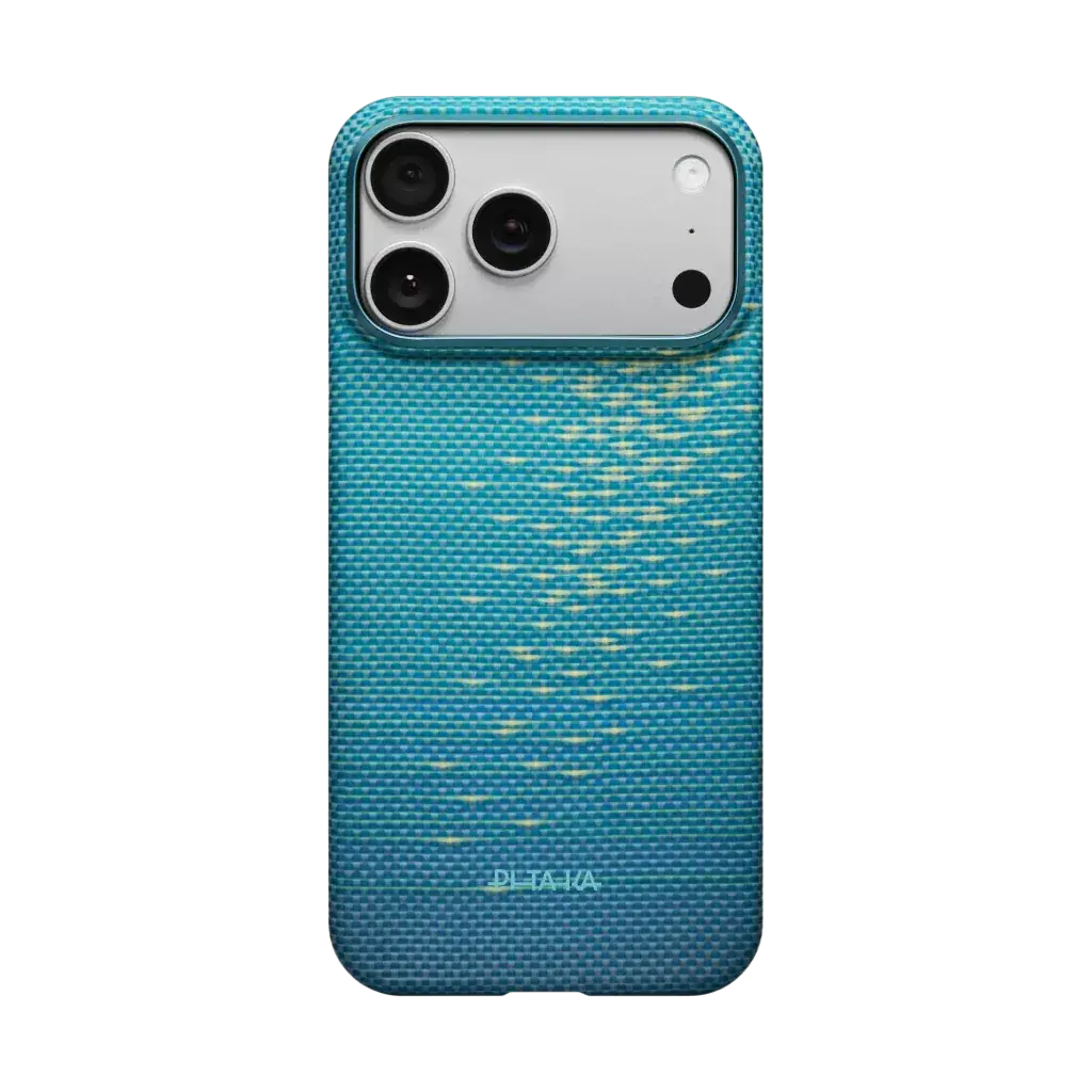 Pitaka Aramid Fibre Ultra-Slim Case For Iphone 17 Pro Lucid Blue 2