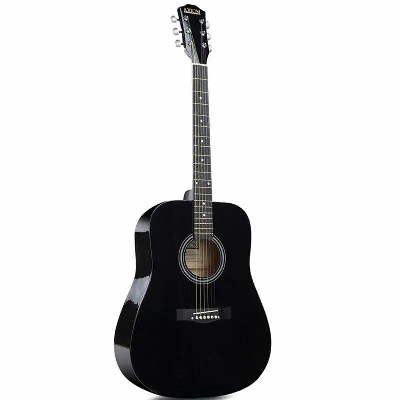Axiom Folkmaster Acoustic Guitar (Black) 1