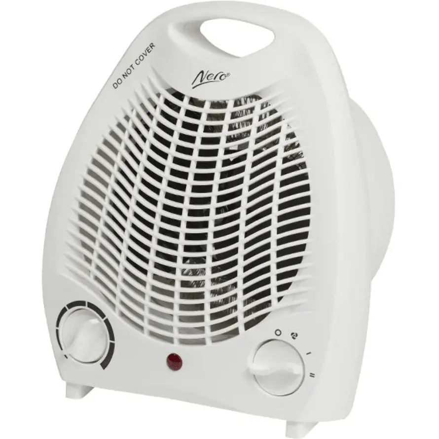 Nero Portable Fan Heater 2000W Cool Warm Hot Adjustable 1