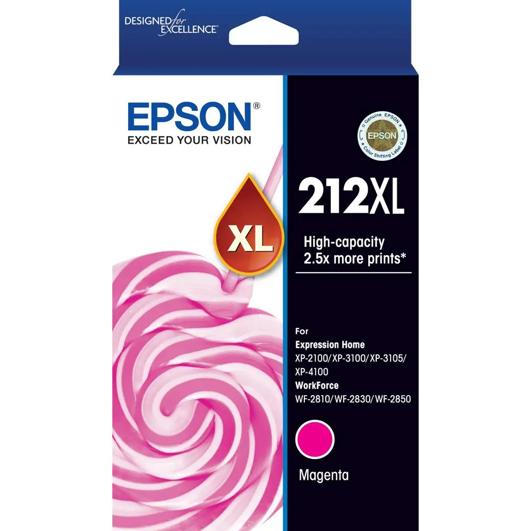 Epson 212Xl High Capacity Ink Cartridge (Magenta) 1