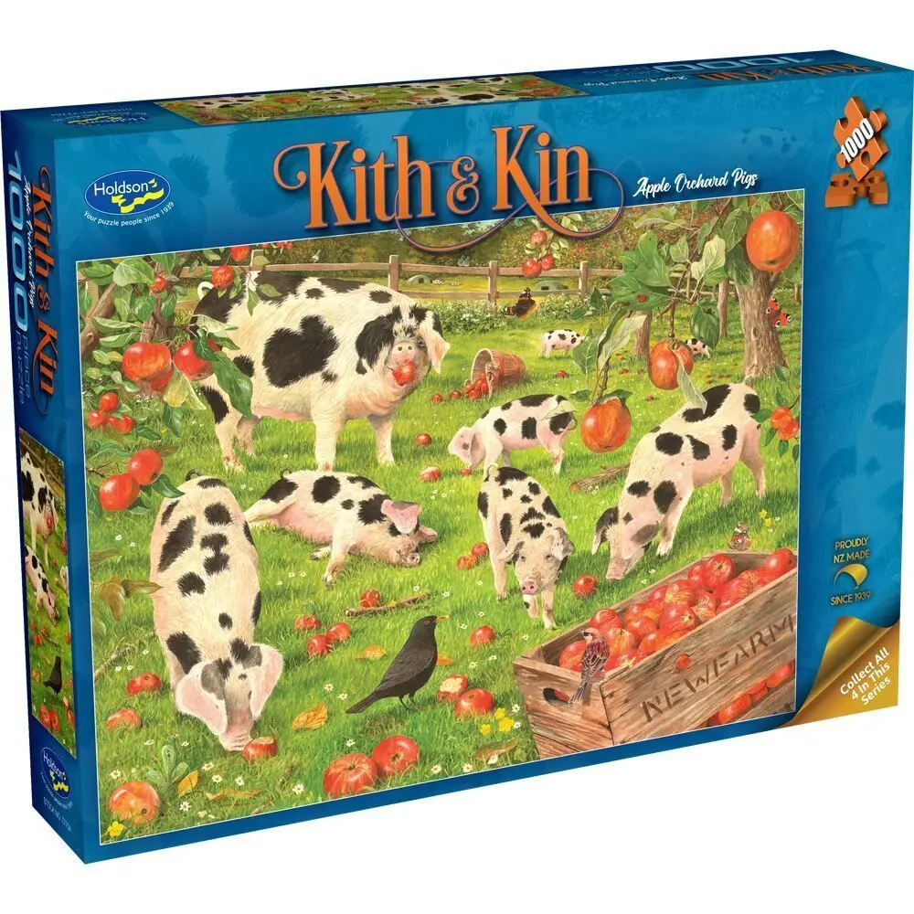 1000Pc Kith & Kin: Apple Orchard Pigs 1