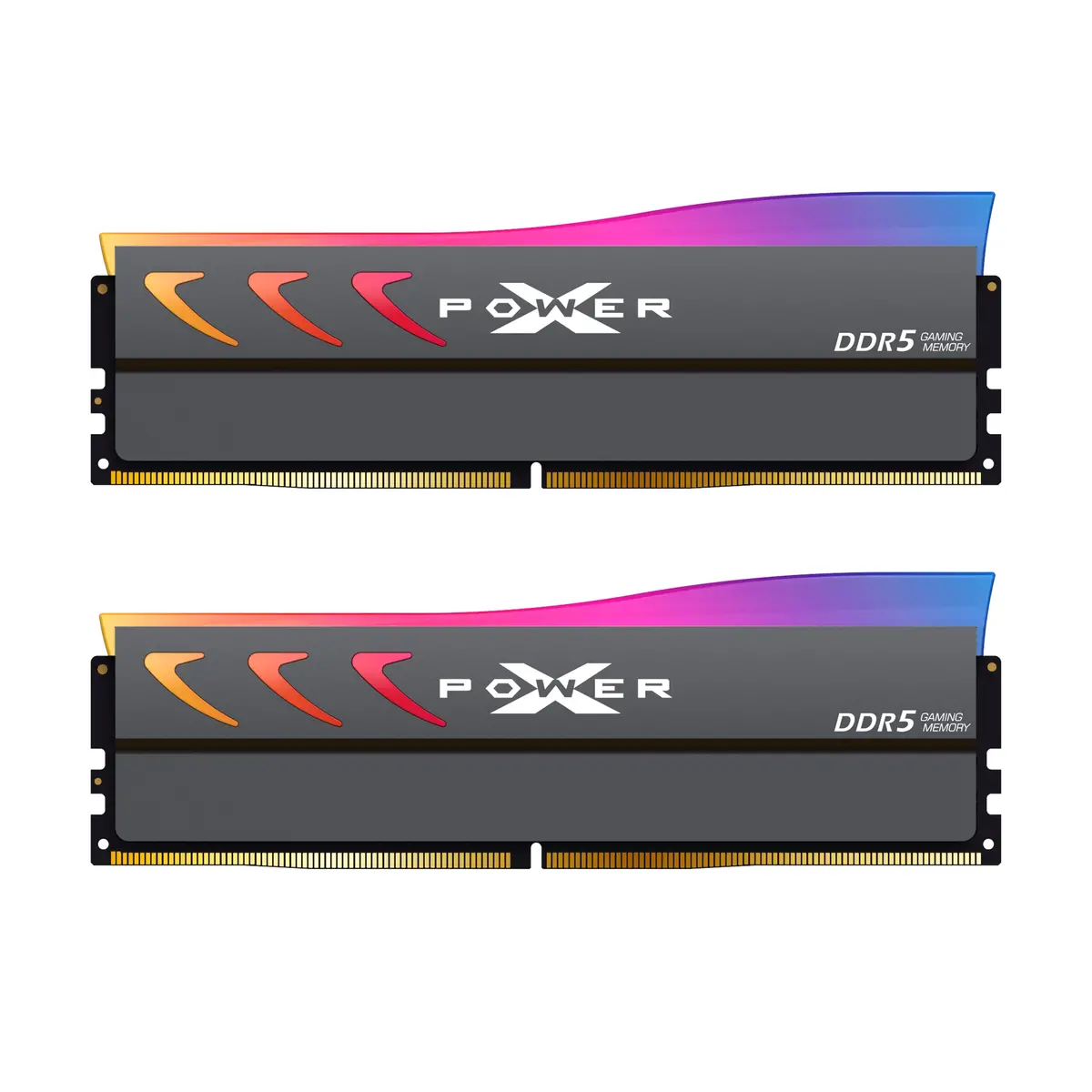 Sp Silicon Power Xpower Storm Rgb Ddr5 32Gb(2X16gb) 6400Mhz Gaming Memory Supports Intel Xmp/Amd Expo Cl32 Udimm Desktop Pc Computer Ram Memory, Gray 1