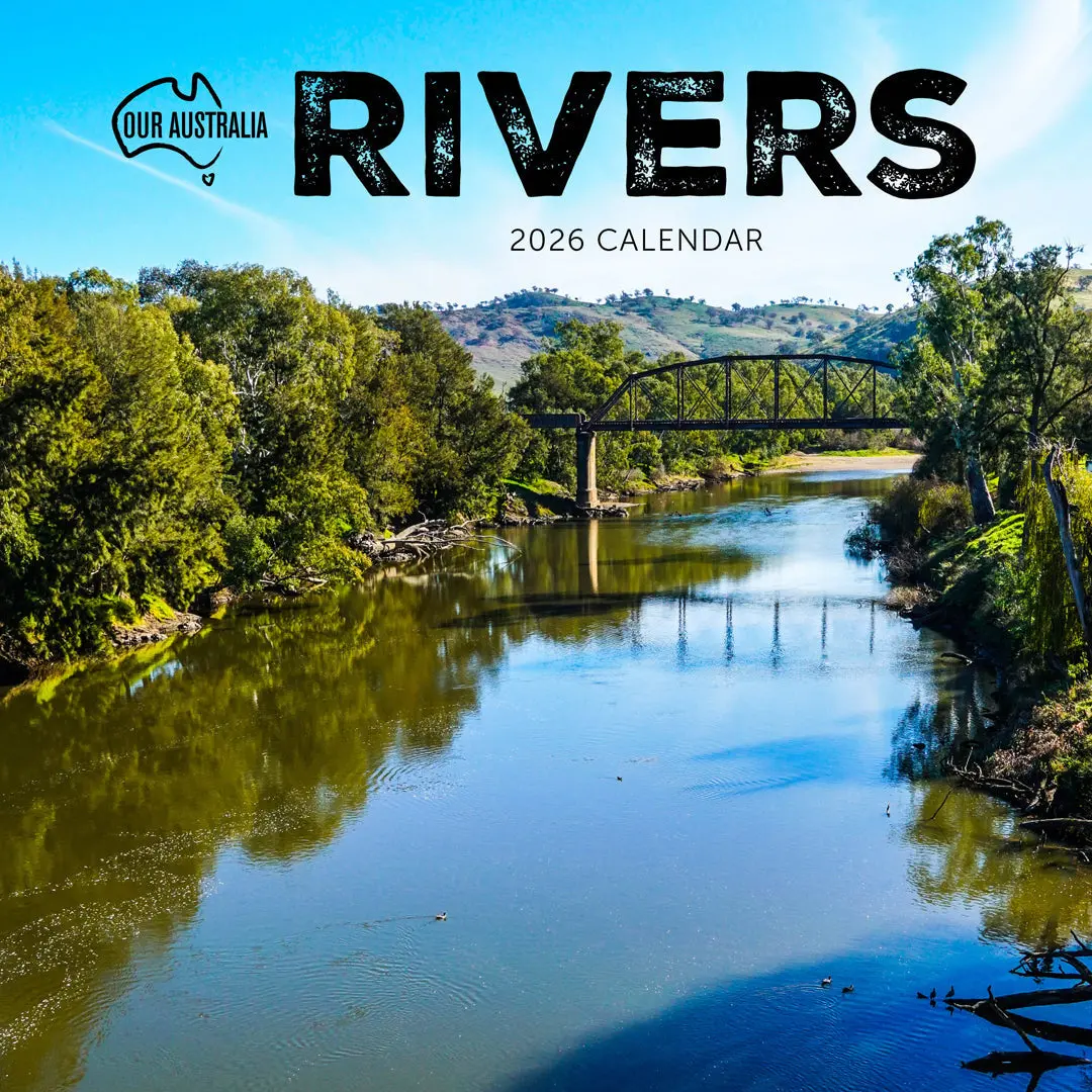 Paper Pocket Our Australia Rivers 2026 Calendar 1