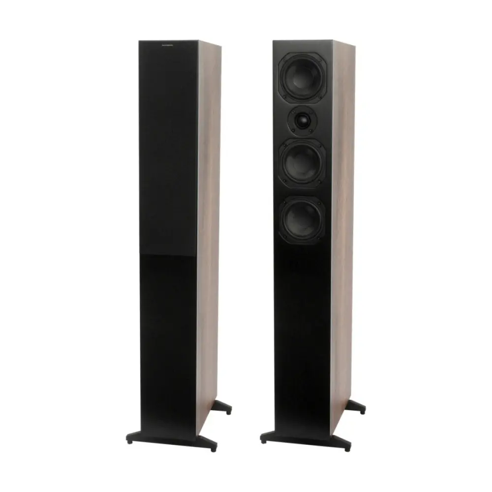 Scansonic Hd 2-Pieces L9 Series Floorstanding Home Speakers 150W (Walnut) 1