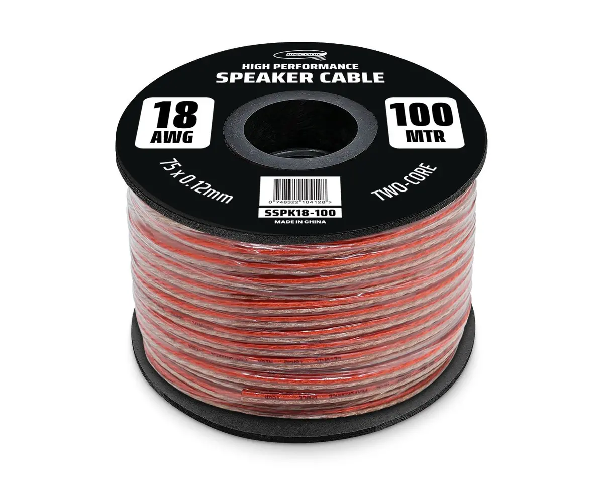 Weconic 100M Twin Speaker Cable 18Awg Sspk18-100 1