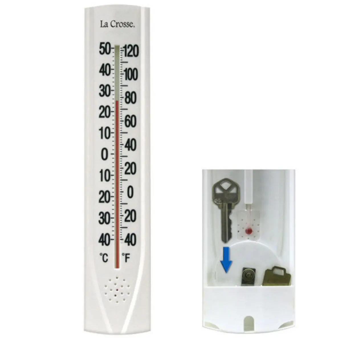 La Crosse 204-115 38Cm Thermometer With Key Hider 1