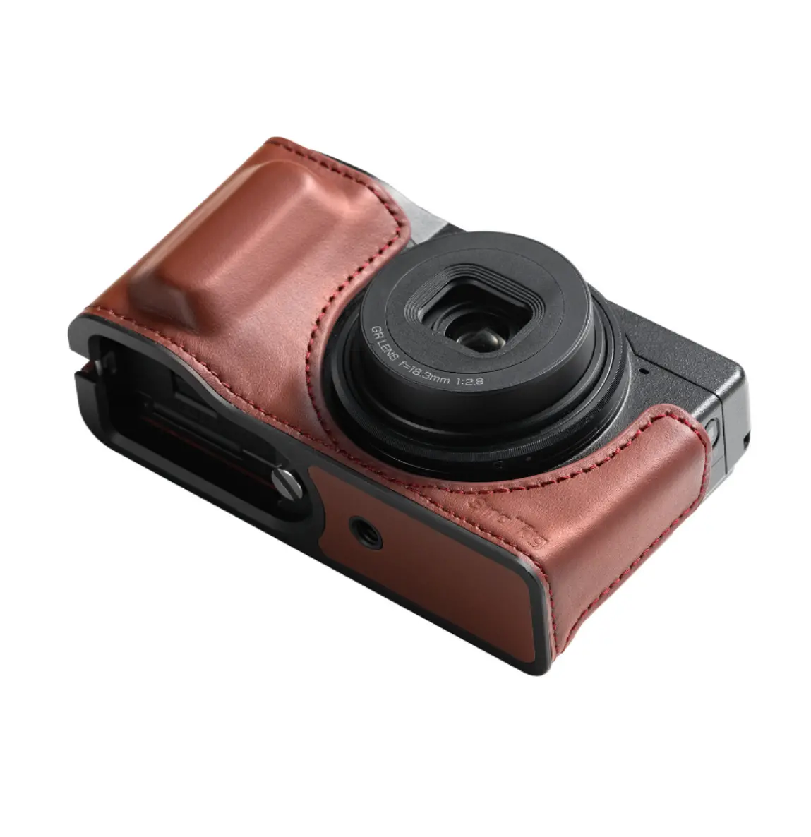 Smallrig Leather Case Kit For Ricoh Gr Iv / Gr Iii / Gr Iiix / Gr Iii Hdf / Gr Iiix Hdf (Red) 5678 1