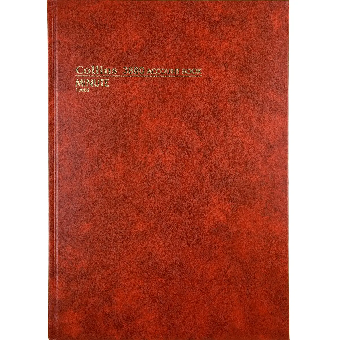 Collins 3880 Series Account Book Minute Paged 84 Leaf A4 Red 1