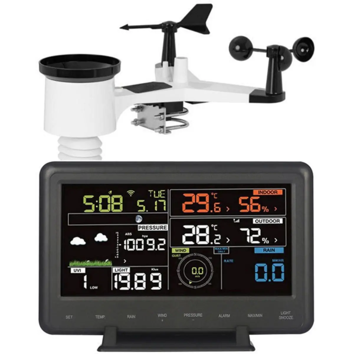 Tesa Ws2980c-Pro Professional Wifi Colour Weather Station 1