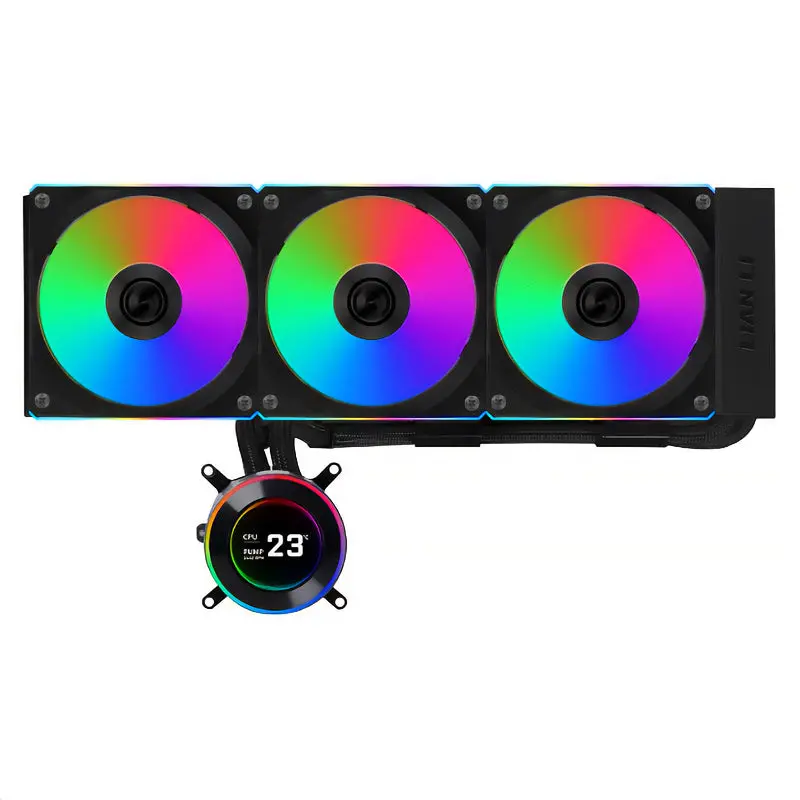 Lian Li Hydroshift Ii Lcd-C 360Cl 360Mm Rgb Aio Cpu Cooler (Black) 1