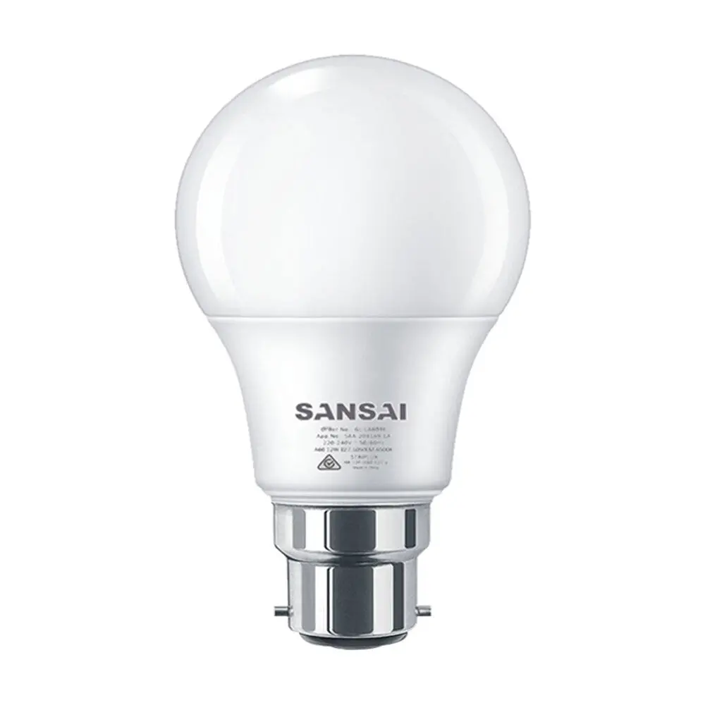 Sansai Led Light Bulb A60 7W B22 (Warm White) 1