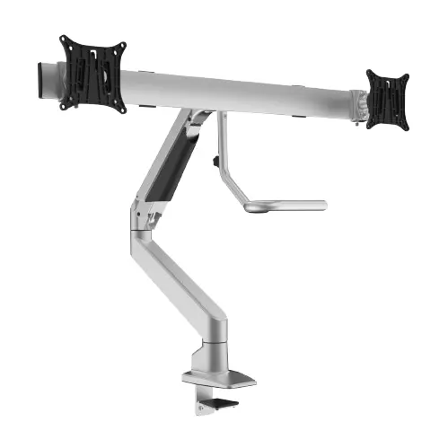 Desky Dual Bar Monitor Arm - Silver 1