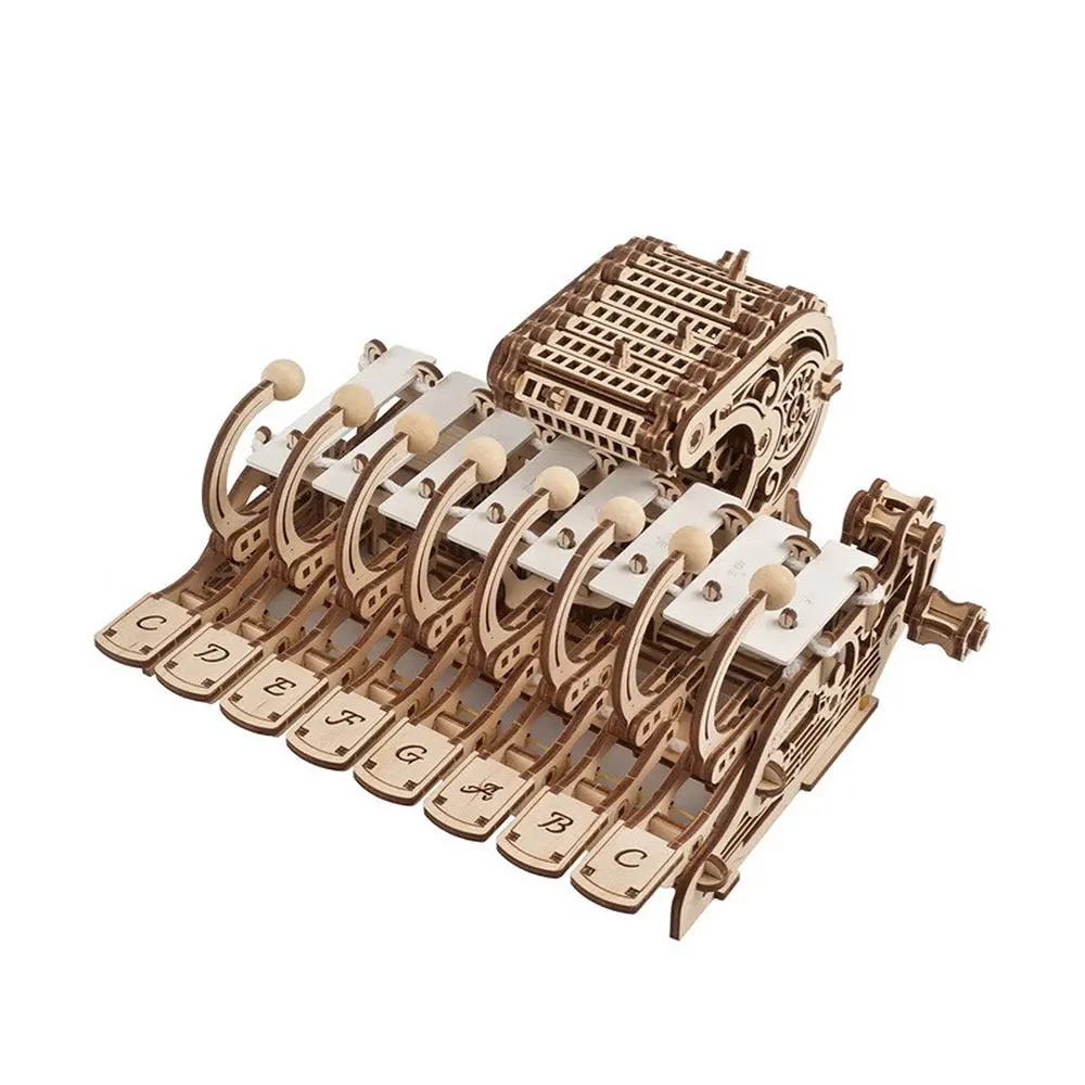Ugears Mechanical Celesta Musical Instrument Wooden 3D Puzzles Kit 1