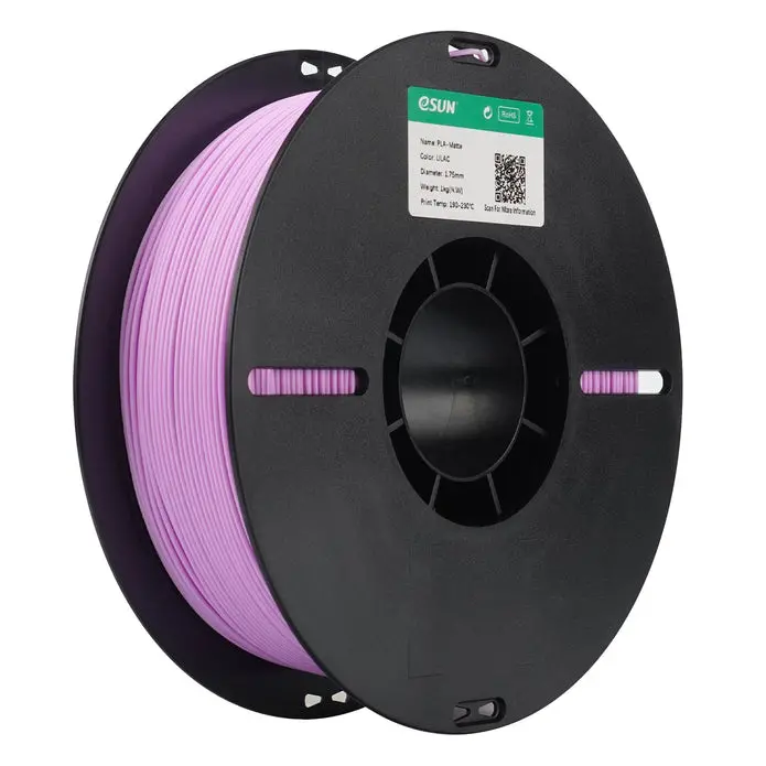 Esun Matte Pla 3D Print Filament 1.75Mm 1Kg - Lilac 1