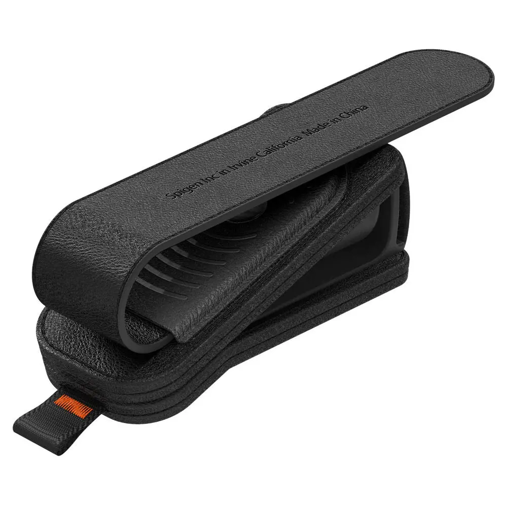 Spigen Universal Visor Leather Sunglasses Holder Sh101 Automotive Accessories (Black) 1