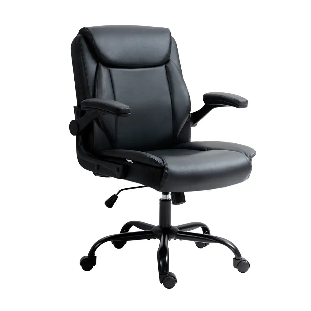 Artiss Executive Office Chair Mid Back (Black) 1