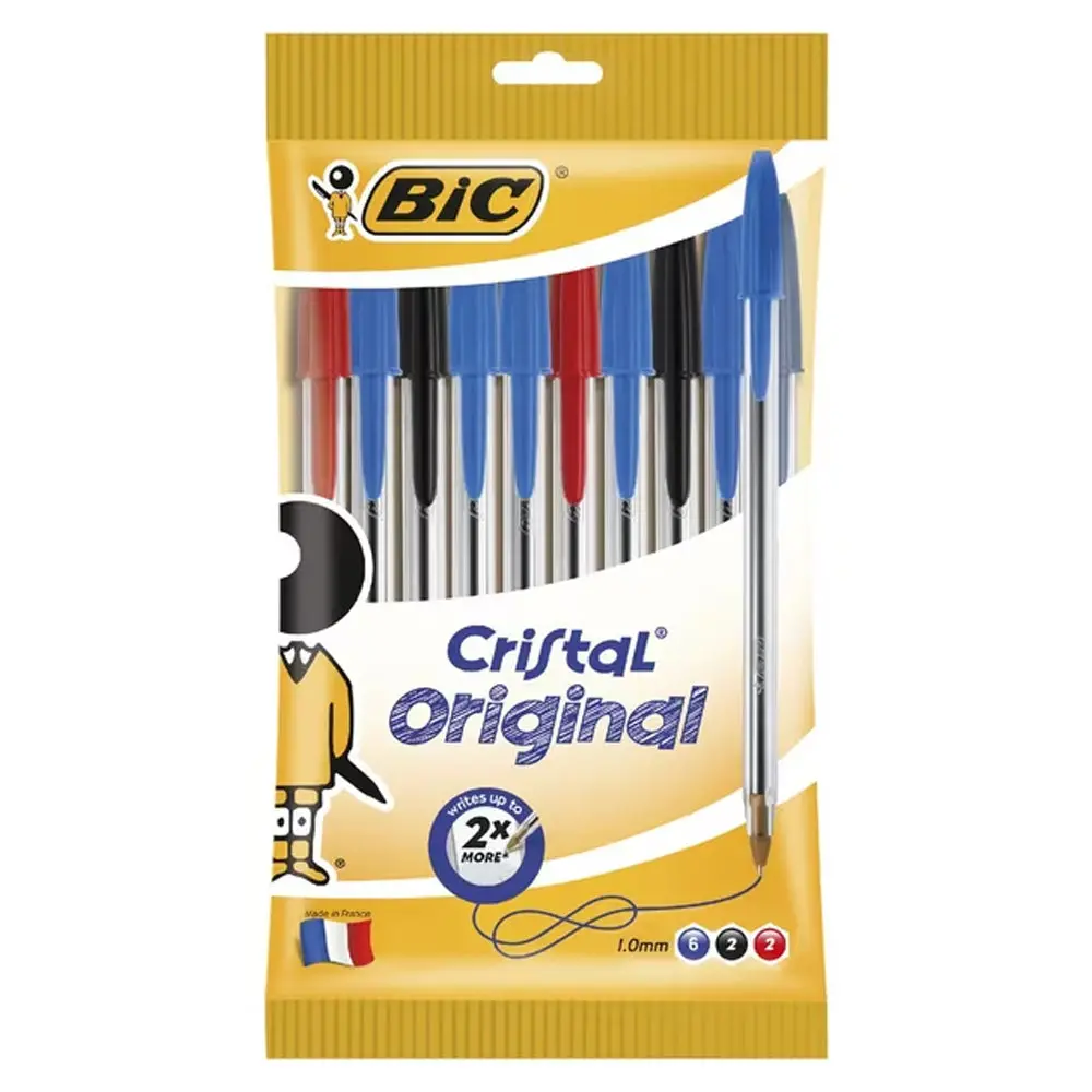 Bic Cristal Original Ballpoint Pen - Assorted [10-Pieces] 1