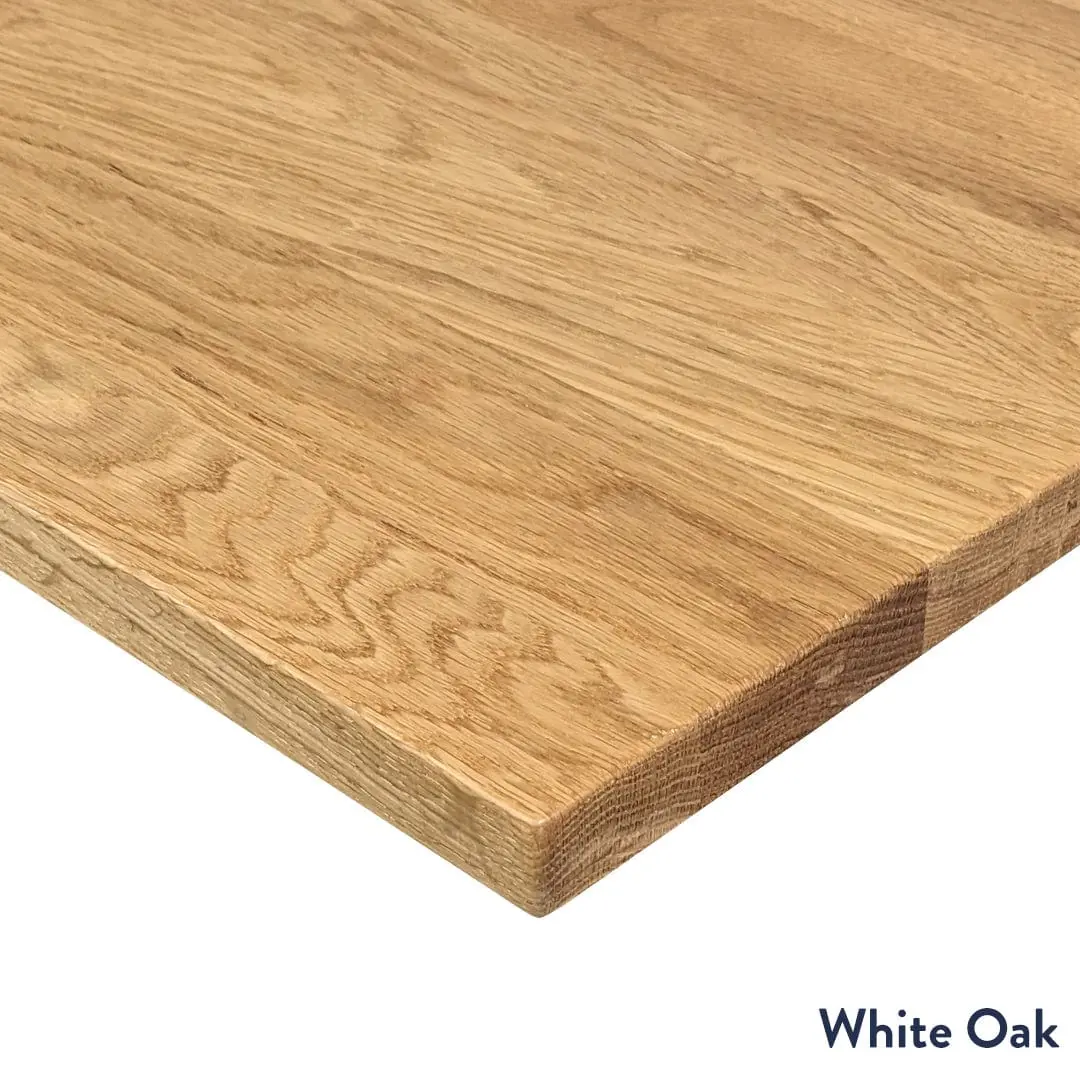 Desky Hardwood L-Shape Sit Stand Desk 180X175cm White Oak And Space Grey Leg 2