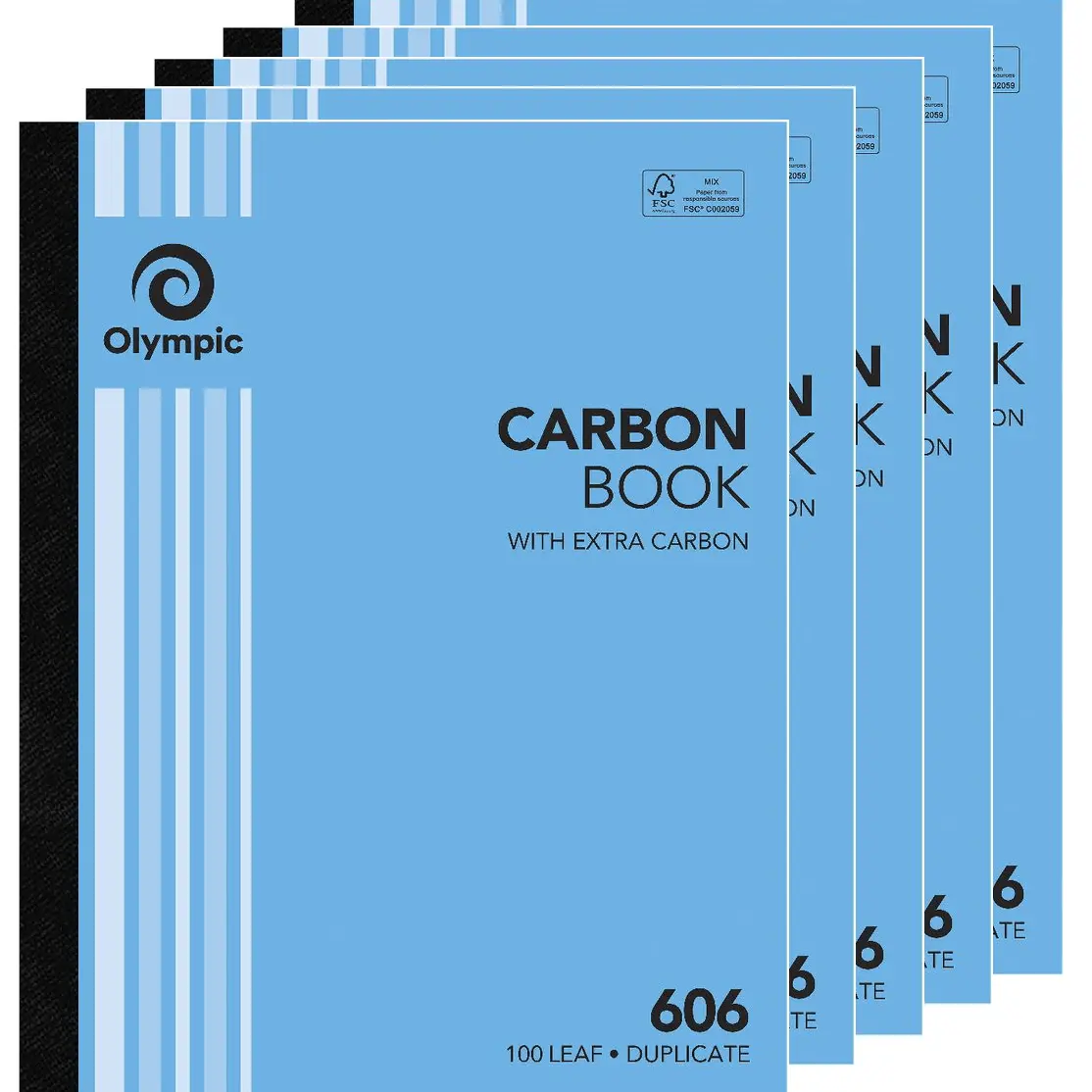 Olympic 606 Carbon Book With Extra Carbon 100 Leaf Pack 5 1
