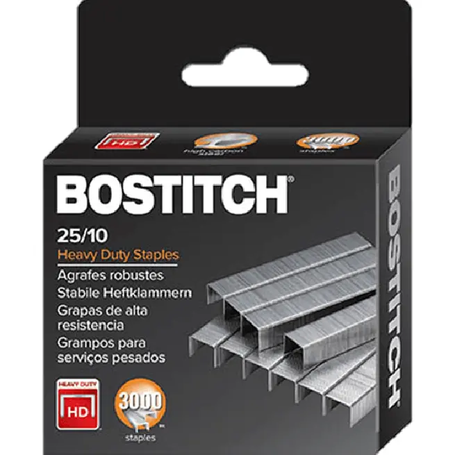 Bostitch Staples 25/10 Heavy Duty Box 3000 1