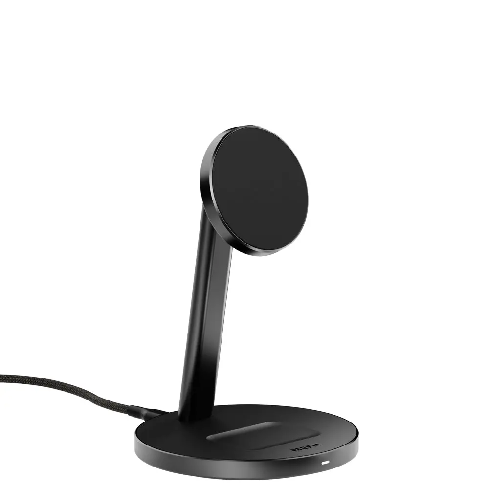 Efm Qi2 15W Duo Wireless Charge Stand With 20W Power Supply And 1.2M Cable (Black) 2