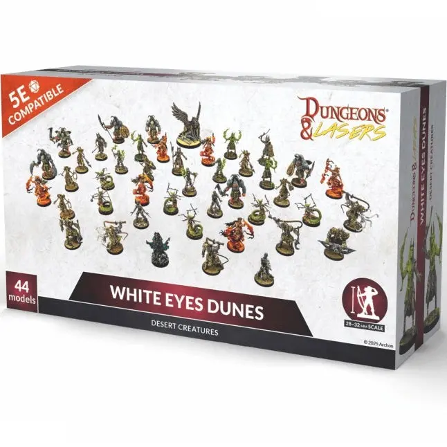 Dungeons & Lasers: Miniatures White Eyes Dunes 1