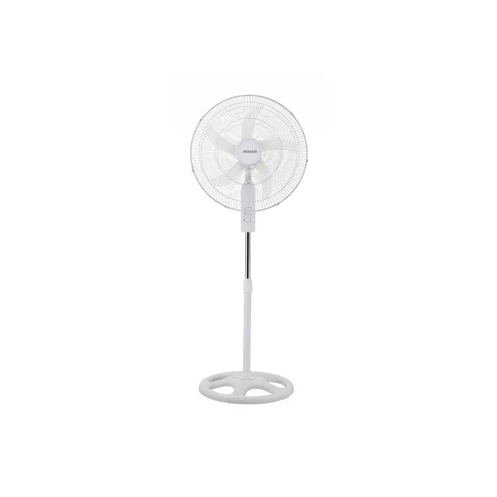 Heller 50Cm Adjustable Cooling Air Home/Office Pedestal Fan 50W - White 1