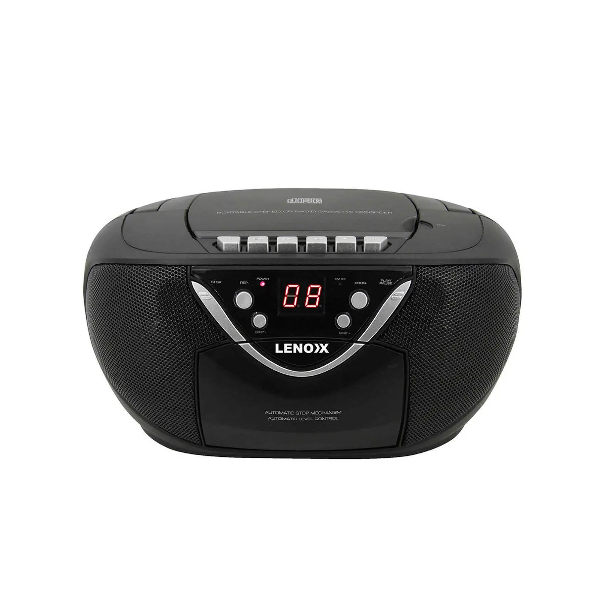 Lenoxx Portable Cd/Cassette Player With Am/Fm Radio Speaker 1