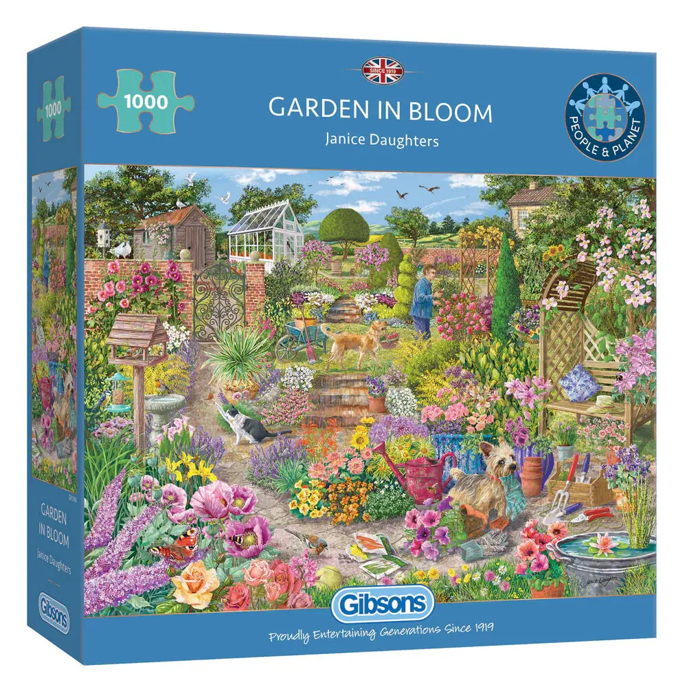 Gibsons 1000Pc Garden In Bloom Puzzle 1