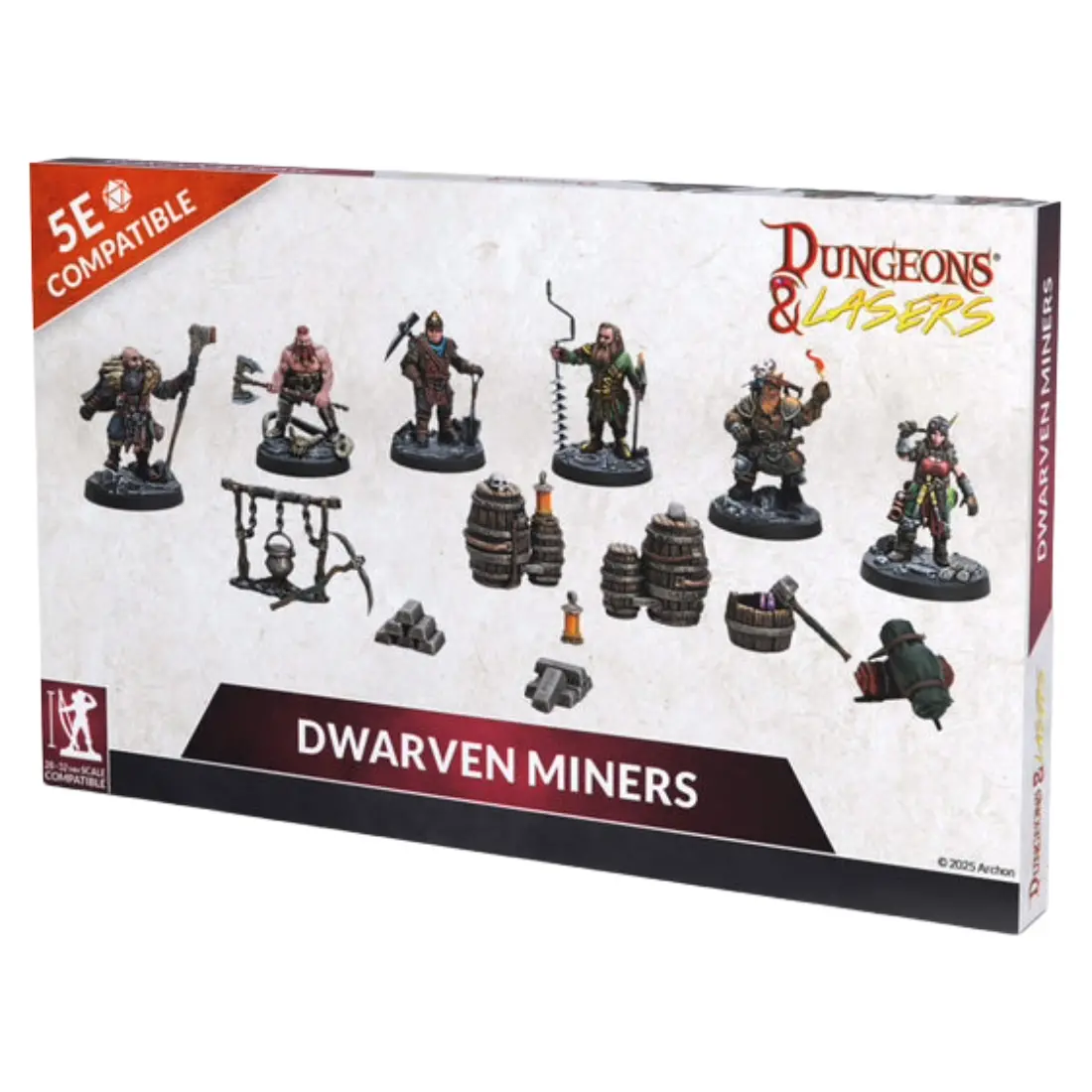 Dungeons & Lasers: Miniatures Dwarven Miners 1