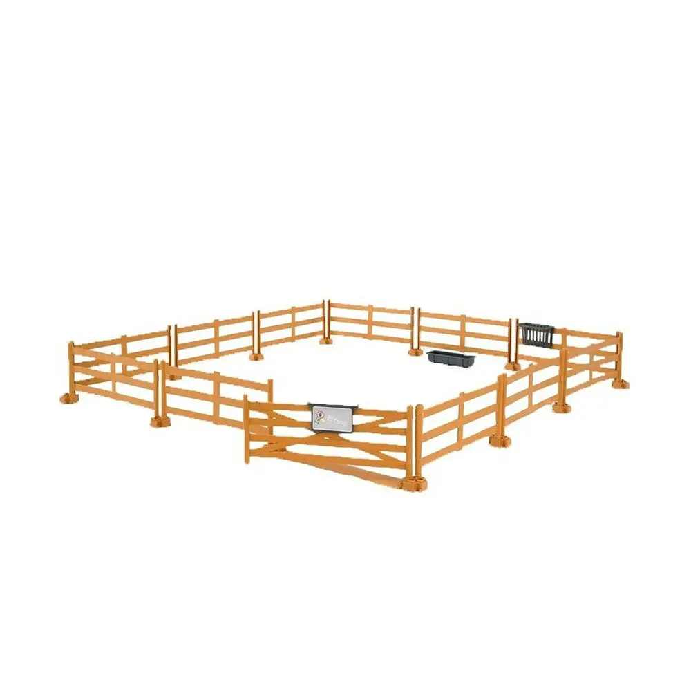 Bruder Licensed 1:16 Scale Pasture Fence - Brown Post & Rail Model 1